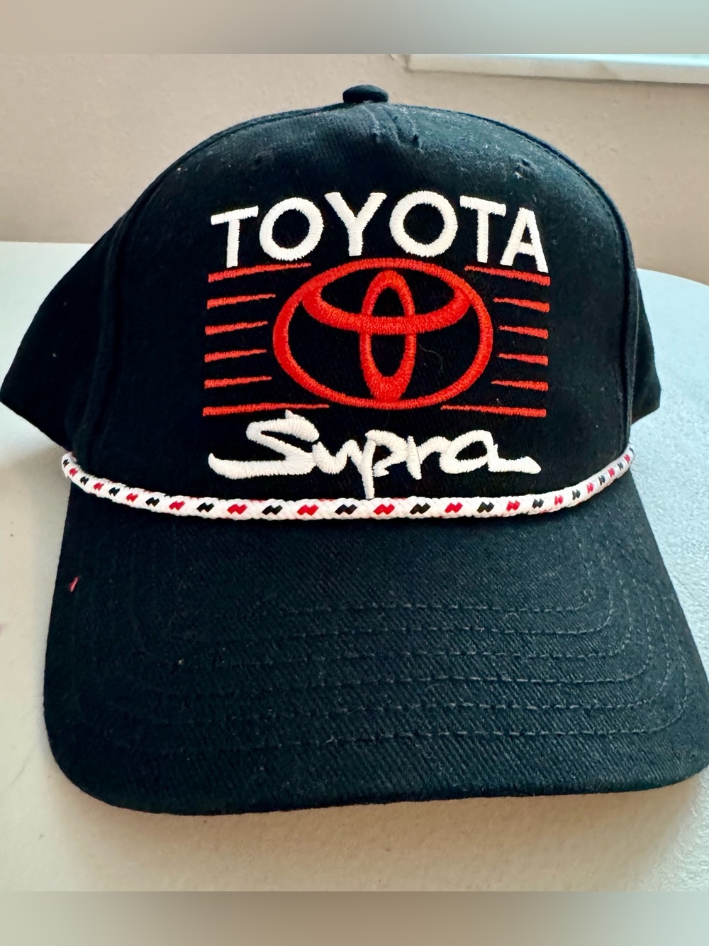 Toyota Supra Men’s Black Rope SnapBack Hat. OSFM. NWOT